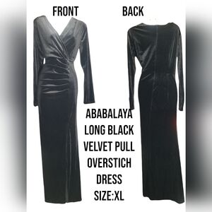 Black Velvet Dress